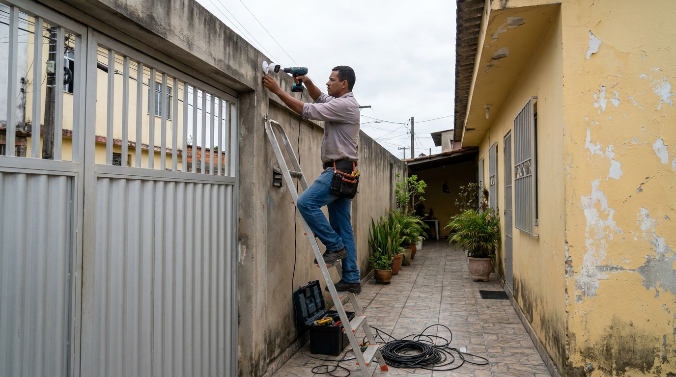 Instalacao de cameras de seguranca profissional em Campinas‑SP