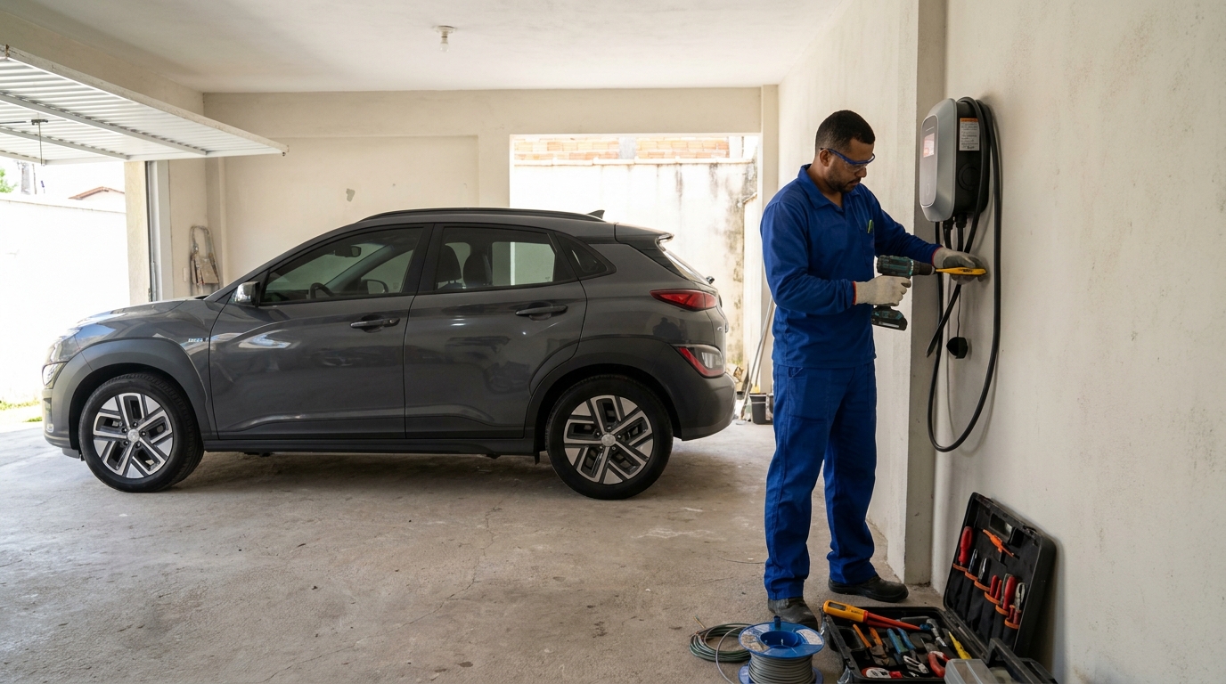Instalação de Carregador de Carro Elétrico perto de mim em Campinas‑SP